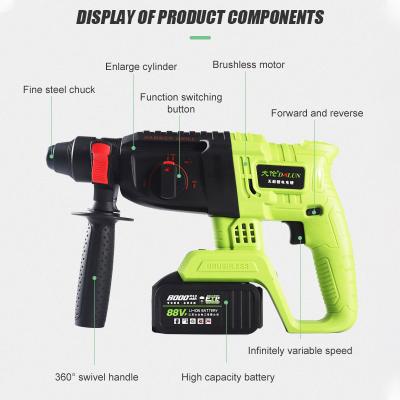 China Construction Hammer Electric Drill Electric Power Impact Hammer Electric Rotary Hammer for sale