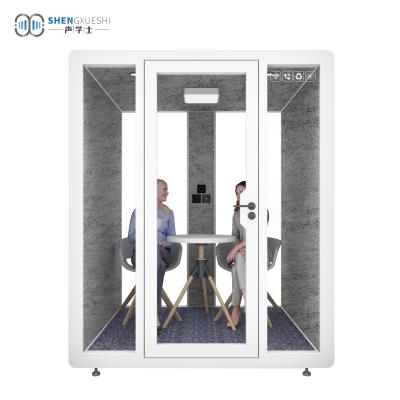 China New Style Office Privacy Booth Work Meeting Booth Adjustable Home Office Soundproof Pod Music Soundproof Booth (Size) for sale