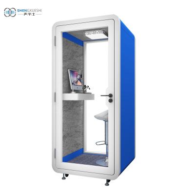 China New Style Silence Booth Adjustable Pod Portable Office Private (Size) Soundproof Telephone Booth For Sale for sale