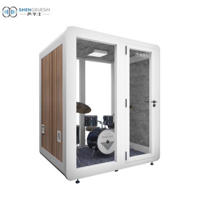 China Model Design Total Solution Drum Practice Room Modern Office Pod Indoor Soundproof Recording Booth For Meeting for sale