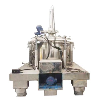 China Flatform Bottom Discharge Food Centrifuge , Bowl / Basket Centrifuge With Scraper for sale