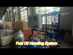 hfo lo fuel oil handling system supply container type for land power station