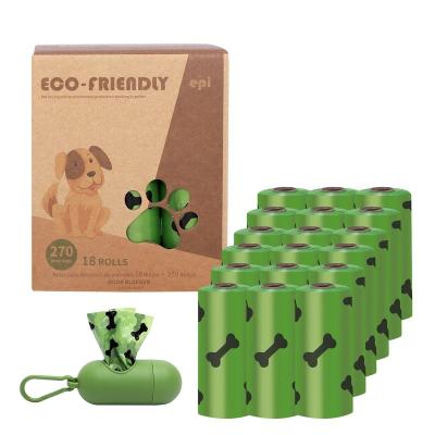 China Amazon Best Seller High Quality Eco-Friendly Stored Pet Poop Bags Biodegradable Pet Waste Bags for sale