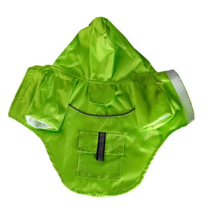 China Wholesale Double Ended Viable Fluorescent Pocket Style Dog Clothes Snow Proof Hooded Dog Clothes for sale