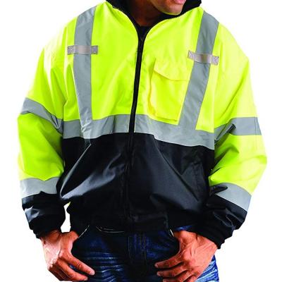 China 2021 High Quality Road Wear Water Proof Safety Jacket Reflective Winter Safety Jacke for sale