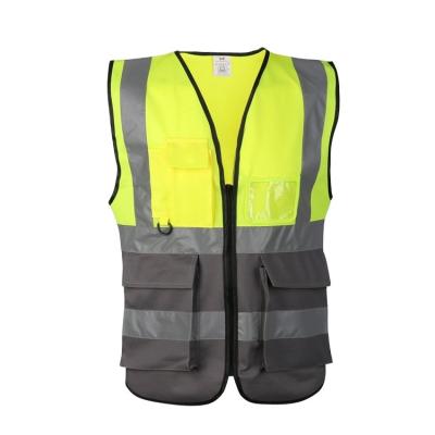 China High Quality Customized LED FLASH Logo Reflective Safety Vest Clothing for sale