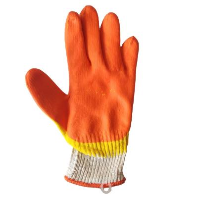 China Comfortable 10g Double Color Cotton Liner Cheap Latex Smooth Safety Liner Gloves for sale