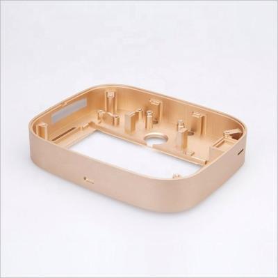 China Small Quantity Custom Prototype Aluminum Metal Bracket Brass CNC Machining for sale