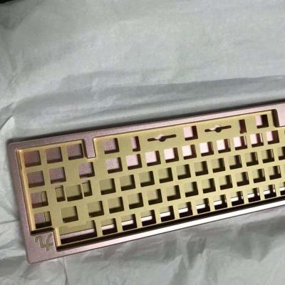 China Aluminum High Quality CNC Machining Custom Aluminum Anodizing Kyuu Keyboard Case for sale