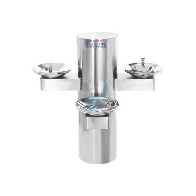 China Circular Outdoor Public Cold Drinking Fountain Stainless Steel Wall Mounted Directly Drinking Water Dispenser for sale