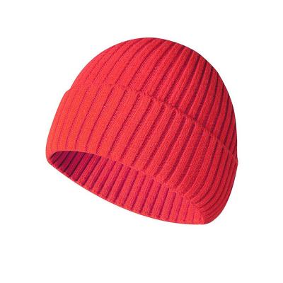 China Wool-acrylic Knitted Beanie Korean Autumn Wholesale Winter Solid Color Hat Men Skullies Beanies Women Outdoor Elastic Hats 2023 for sale