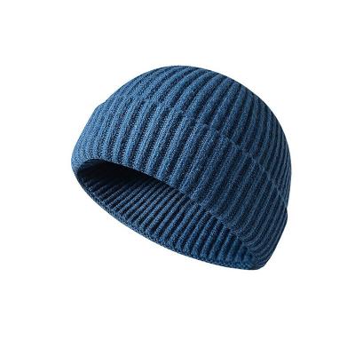 China Wholesale Cold Men's Wool Hat Autumn Winter Casual Warm Knit Solid Color Fashion Outdoor Korean Women's Hat for sale