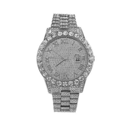 China Chronograph Iced Out Mens Crystal Watches Diamond Relogios Femininos 2020 Watch for sale