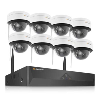 China Hot Selling PAN-TILT CCTV Wireless Video Surveillance System With 2 Audio Camera Infrared Night Vision APP Easy Mobile View for sale