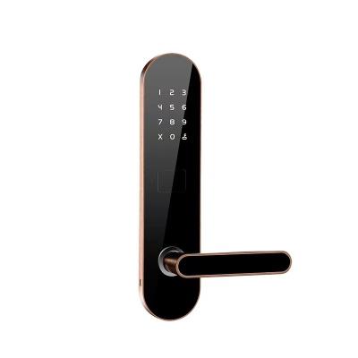 China Home/Office/Hotel/Hospital/School Electronic smart card rfid lock door lock smart digital phone keypad touch door lock app wifi sysytem for sale