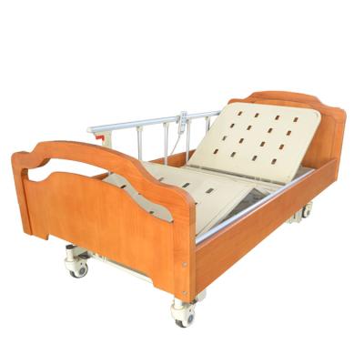 China BCA-8015 Healthcare Shanghai meiisun produces ISO certified household wood headboard foldable hospital bed Te koop