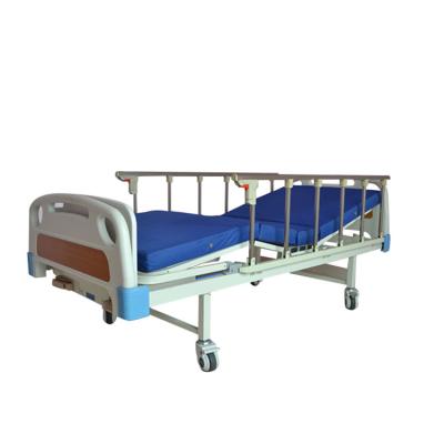 China Hospital clinic BCA-133-C high quality manual 2 hoist hospital bed is produced by Meiisun, Shanghai hospital clinic 2 functions metal, ABS for sale