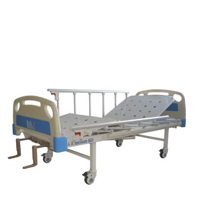 China BCA-133-A 2 hoist adjustable high quality manual hospital bed produced by meiisun, a professional ISO certified manufacturer for sale