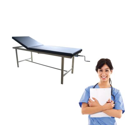 China Multi Function Clinic BCA-012-B Stainless Steel Hospital Patient Table Hospital Adjustable Manual Table Manufacturer for sale