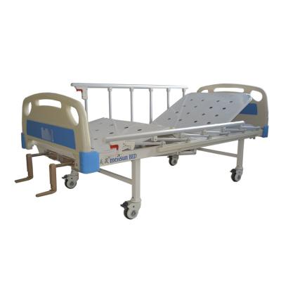 China BCA-133-A Adjustable Hot Sale Two Crank Hospital Furniture ABS 2 Crank Manual For Sale Hospital Bed for sale