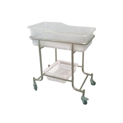 Cina 2021 Hot Sale Contemporary Stainless Steel Hospital Baby Crib Multifunctional Design in vendita