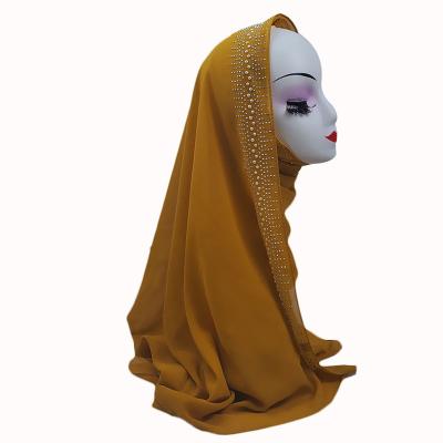 China 2021 chiffon scarf for women hijab chiffon for sale