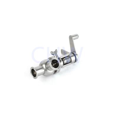 China SS304 / 316L Dairy Stainless Steel Sanitary Safety Valve Protect Equipment For Food Dairy Beverage for sale