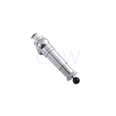 China SS304 / 316L Dairy Stainless Steel Sanitary Safety Valve Protect Equipment For Food Dairy Beverage for sale