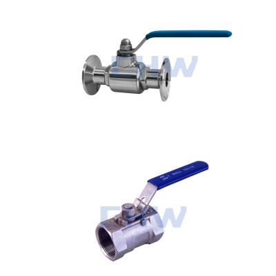 China High Quality Customized 2 Pcs Stainless Steel Ball Valve for sale