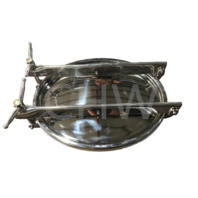 China Food Sanitary Stainless Steel Stainless Steel Manhole Cover Sanitary Rectangular Tank Manway for sale