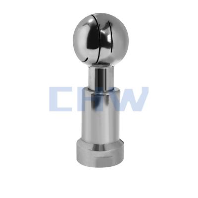 China High Quality Food Sanitary Stainless Steel Sanitary Stainless Steel Bolted Fixed Cleaning Ball for sale