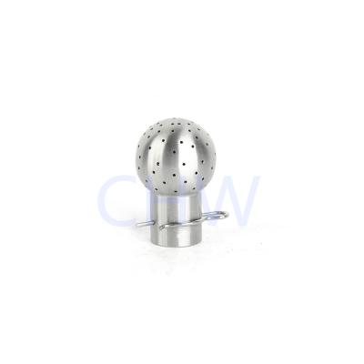 China Sanitary High Quality Welded Rotary Cleaning Ball ss304 ss316L DIN SMS Food Grade 3A BPE ISO IDF LIKE BS for sale