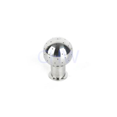 China Sanitary High Quality Welded Rotary Cleaning Ball ss304 ss316L DIN SMS Food Grade 3A BPE ISO IDF LIKE BS for sale