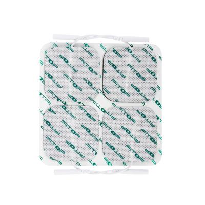 China 5X5cm Square Muscle Stimulator Pads Pre Wire Type Tens Replacement Pads for sale