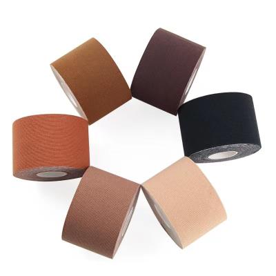 China Customized Logo Waterproof Boob Tape Adhesive Breast Lift Tape 5cmx5m Sweatproof for sale