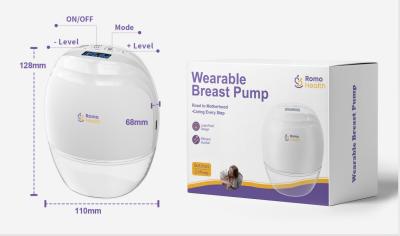 China Silent Electric Wireless Breast Pump wearable Handsfree 3 Modes 8 Levels OEM for sale