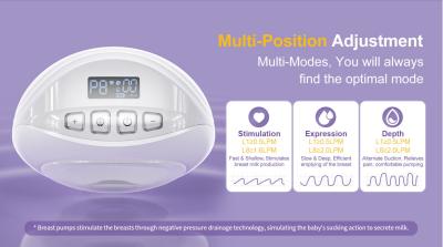 China Rechargeable Breast Pump Low Noise Silicone 100% Healthy Electric Breast Milk Pump for sale