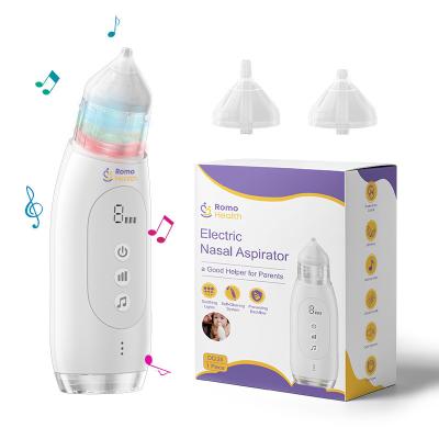 China Infant Snot Sucker Electric Nasal Aspirator Nose Cleaner Baby Products OEM Logo for sale