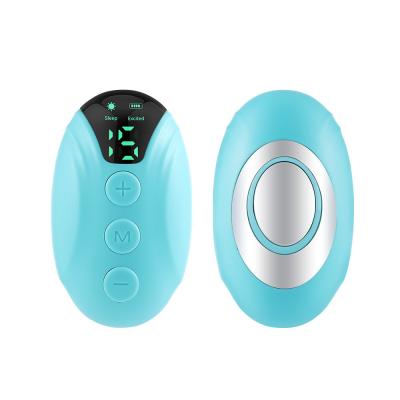 China USB Rechargeable Mini Handheld Sleep Aid Device Instrument Blue Color Class I for sale