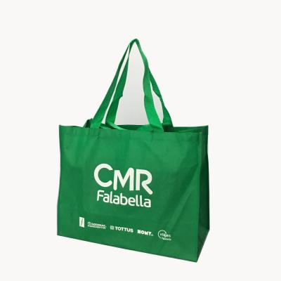 China Wholesale Recycled Factory Price PP Material Reusable Non Woven Bag , Recycled Non Woven Shopping Bag Custom Logo for sale