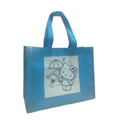 China Non Woven Tote Bag Dyeing Reusable Goodie Gift Graffiti Non Woven Material Shopping Bag for sale