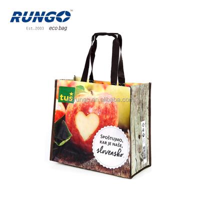 China Stationary Foldable Promotional Reusable Reusable PP Woven Shopping Bag Pouch Fashionable Packaging Eco-Friendly for sale