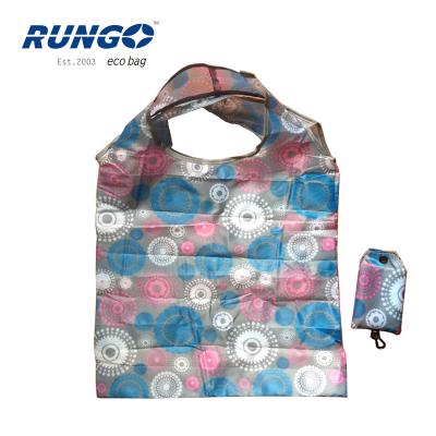 China Folded Promotional Polyester Folded Shopping Bag, Folding Bag for sale