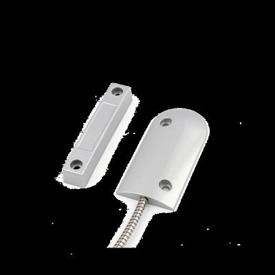 China Intrusion Detection Wired Roll Shutter Door Sensor Garage Shop Factory Shutter Door Metal Magnetic Contact for sale