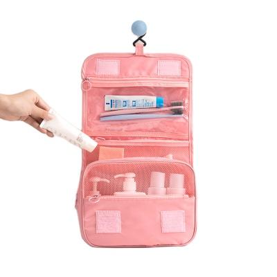 China Hocking Travel Household Pothook Soft Waterproof Nylon Multifunctional Portable Traveling Outdoor Cosmetic Wash Promotional Bag for sale