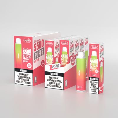 China Pre Filled Smoking Vapor Cigarettes 5500 Puffs 10 Pack Skittles Flavors for sale