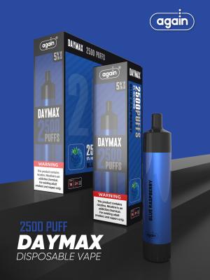 China DAYMAX Vape disponible 2500 golpea otra vez el certificado de la FCC TPD MSDS en venta