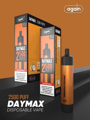 China again DAYMAX 2500 Puff Disposable Vape , 7ml E Liquid Electronic Vape Device 1200 mah for sale