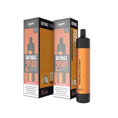 China boca de 1,2 ohmios a Lung Vape, golpes del cigarrillo 2500 de Nic Mtl E de la sal del 5% en venta