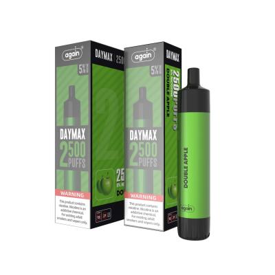 China Double Apple 2500 Puff Disposable Vape , DAYMAX Puff Pod Device SGS for sale